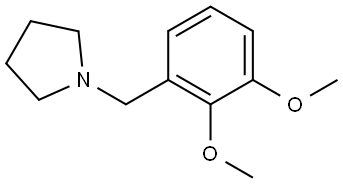 1-[(2,3-Dimethoxyphenyl)methyl]pyrrolidine Structure