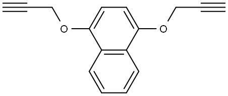 1,4-Bis(2-propyn-1-yloxy)naphthalene Structure