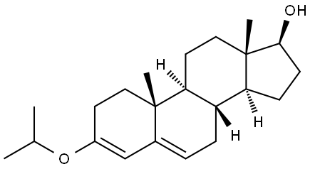 Androsta-3,5-dien-17β-ol, 3-isopropoxy- (6CI) Structure