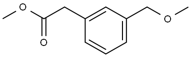 Methyl 2-(3-(methoxymethyl)phenyl)acetate Structure