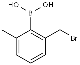 (2-(Bromomethyl)-6-methylphenyl)boronic acid Structure