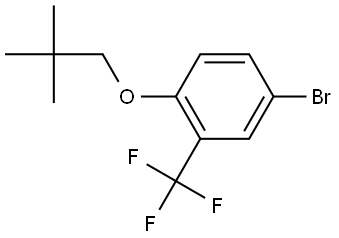 4-Bromo-1-(2,2-dimethylpropoxy)-2-(trifluoromethyl)benzene Structure