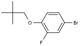 4-Bromo-1-(2,2-dimethylpropoxy)-2-fluorobenzene Structure