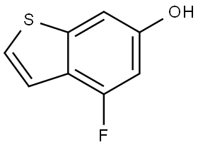 4-fluorobenzo[b]thiophen-6-ol Structure