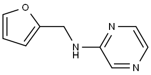 N-(Fur-2-ylmethyl)pyrazin-2-amine Structure