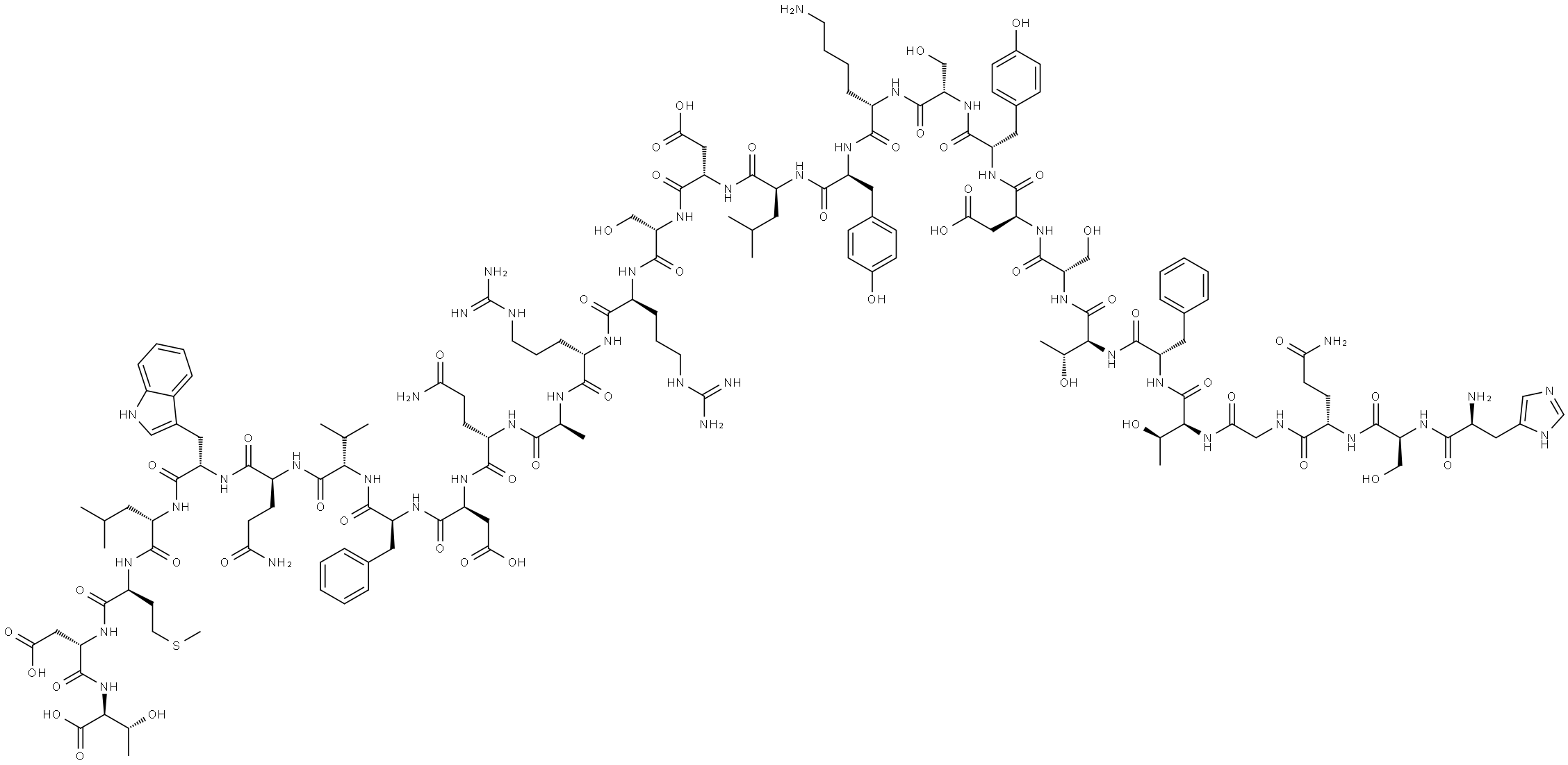 (Asp28)-Glucagon (1-29) (human, rat, porcine) Structure