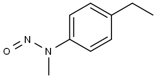 N-(4-ethylphenyl)-N-methylnitrous amide Structure