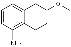 1-Naphthalenamine, 5,6,7,8-tetrahydro-6-methoxy- Structure