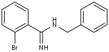 N-Benzyl-2-bromobenzenecarboximidamide Structure