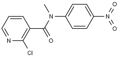 2-chloro-N-methyl-N-(4-nitrophenyl)nicotinamide Structure