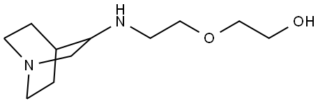 2-(2-(quinuclidin-3-ylamino)ethoxy)ethanol Structure