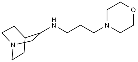 N-(3-morpholinopropyl)quinuclidin-3-amine Structure