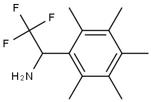 2,2,2-TRIFLUORO-1-(PENTAMETHYLPHENYL)ETHAN-1-AMINE Structure