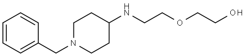 2-(2-((1-benzylpiperidin-4-yl)amino)ethoxy)ethanol Structure