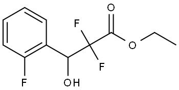 Benzenepropanoic acid, α,α,2-trifluoro-β-hydroxy-, ethyl ester Structure