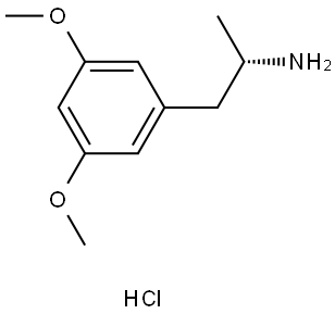 (S)-1-(3,5-dimethoxyphenyl)propan-2-amine hydrochloride Structure