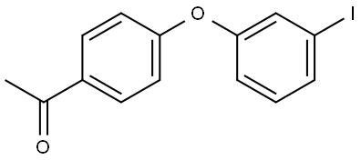 1-[4-(3-Iodophenoxy)phenyl]ethanone Structure