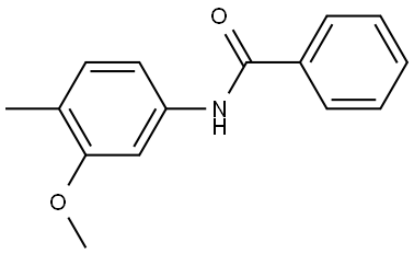 N-(3-Methoxy-4-methylphenyl)benzamide Structure