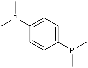 1,4-bis(dimethylphosphino)benzene Structure