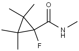 1-Fluoro-N,2,2,3,3-pentamethylcyclopropane-1-carboxamide Structure