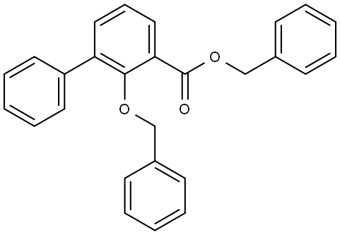 benzyl 2-(benzyloxy)-3-phenylbenzoate Structure