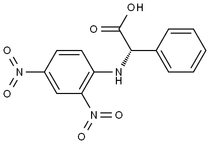 (αS)-α-[(2,4-Dinitrophenyl)amino]benzeneacetic acid Structure