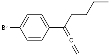 1-bromo-4-(hepta-1,2-dien-3-yl)benzene Structure