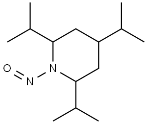 2,4,6-triisopropyl-1-nitrosopiperidine Structure