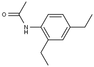 N-(2,4-diethylphenyl)acetamide Structure