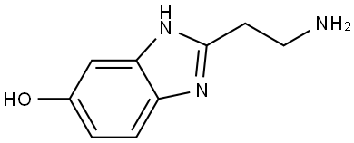 2-(2-aminoethyl)-1H-benzo[d]imidazol-5-ol Structure