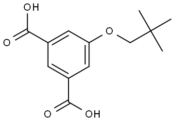 5-(2,2-Dimethylpropoxy)-1,3-benzenedicarboxylic acid Structure