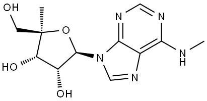 4'-C-Methyl-N6-methyladenosine Structure