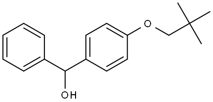 4-(2,2-Dimethylpropoxy)-α-phenylbenzenemethanol Structure