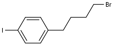 Benzene, 1-(4-bromobutyl)-4-iodo- Structure