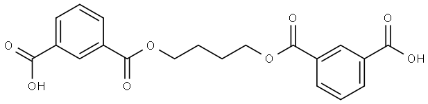 1,3-Benzenedicarboxylic acid, 1,4-butanediyl ester (9CI) Structure