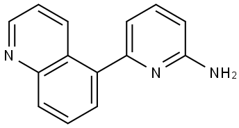 6-(5-Quinolinyl)-2-pyridinamine Structure