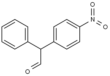 4-Nitro-α-phenylbenzeneacetaldehyde Structure