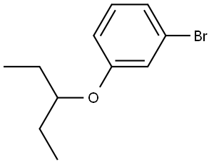 1-Bromo-3-(1-ethylpropoxy)benzene Structure