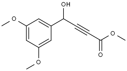 Methyl 4-(3,5-dimethoxyphenyl)-4-hydroxy-2-butynoate Structure