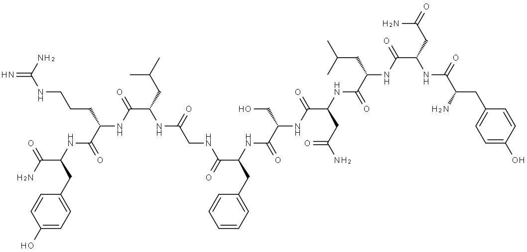 Zebrafish Kisspeptin-1 Structure