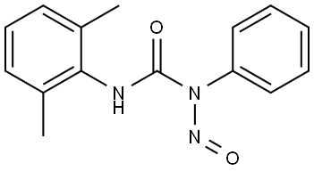 3-(2,6-dimethylphenyl)-1-nitroso-1-phenylurea Structure