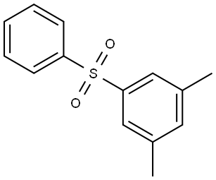 1,3-Dimethyl-5-(phenylsulfonyl)benzene Structure