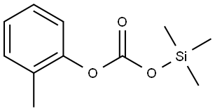 2-Methylphenyl trimethylsilyl carbonate Structure