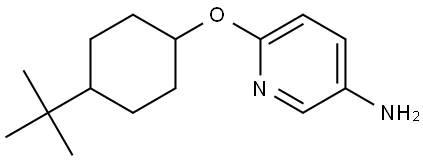 6-[[4-(1,1-Dimethylethyl)cyclohexyl]oxy]-3-pyridinamine Structure