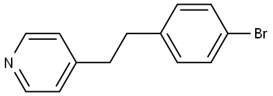 4-[2-(4-Bromophenyl)ethyl]pyridine 구조식 이미지