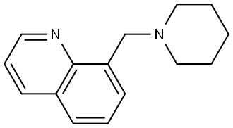 8-(1-Piperidinylmethyl)quinoline Structure