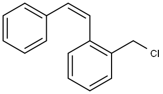 (Z)-1-(chloromethyl)-2-styrylbenzene Structure