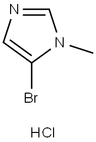 1H-Imidazole, 5-bromo-1-methyl-, hydrochloride (1:1) Structure