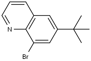 8-bromo-6-tert-butylquinoline Structure