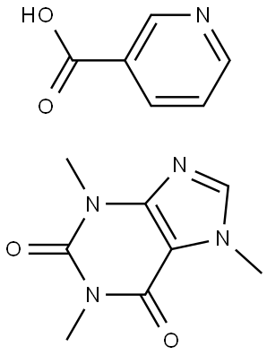 1,3,7-Trimethyl-1H-purine-2,6(3H,7H)-dione nicotinate Structure